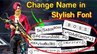Players can keep fancy names as their moniker in Free Fire (Image via Gaming Chiranjit, YouTube)